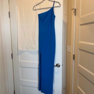 Lulus One Shoulder Maxi Dress